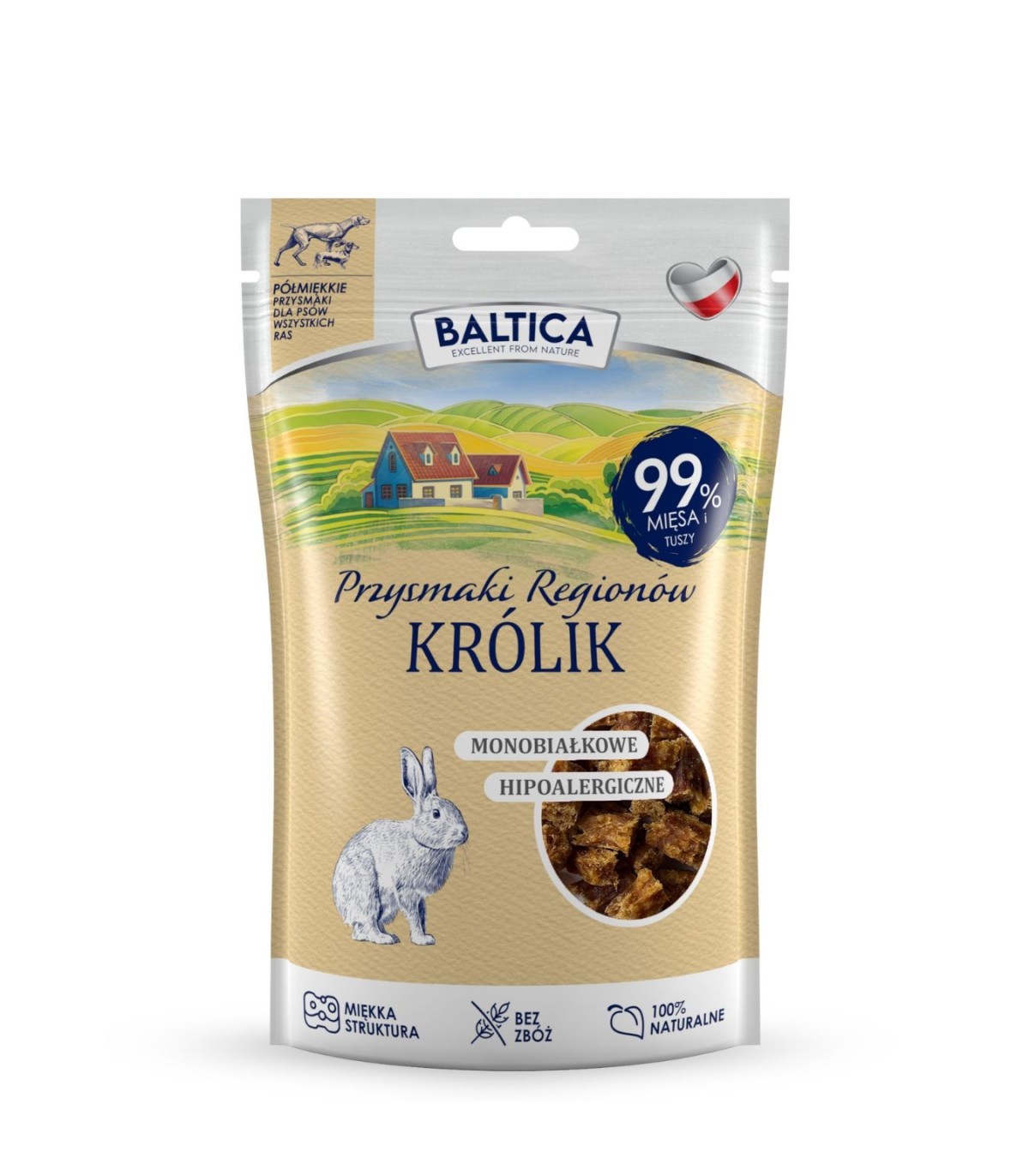 6x 80g przysmaki półmiękkie - Baltica Smaki Regionów 80g