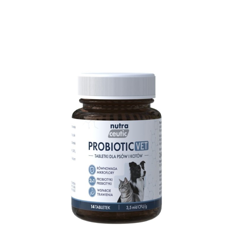 Probiotyki w tabletkach dla psa i kota 14 szt. - Baltica Nutraceutic