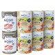 Zestaw karm mokra dla psa 6x królik z marchewką 400g + 6x królik MONO z prebiotykami 400g