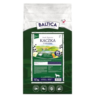 BALTICA Polska karma z kaczką i porzeczką 12kg / psy średnie i duże