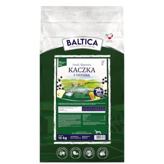 BALTICA Polska karma z kaczką i gruszką 12kg / psy małe