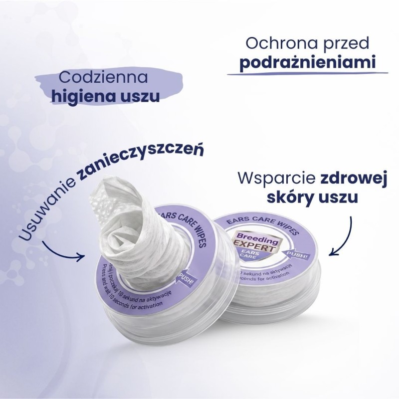 Chusteczki do higieny uszu psa Ears Care Wipes - Baltica Breeding Expert 1 szt.