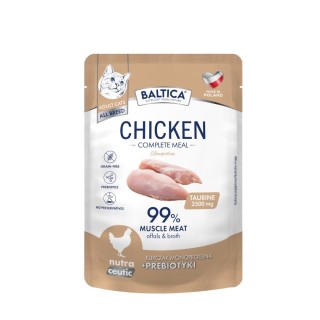 Karma mokra monoproteinowa z kurczakiem dla kota 100g - Baltica Nutraceutic