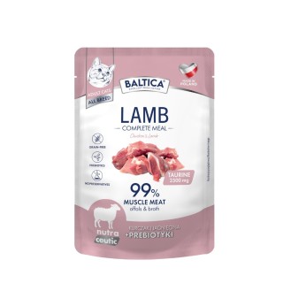 10x Karma mokra kurczak z jagnięciną dla kota 100g - Baltica Nutraceutic