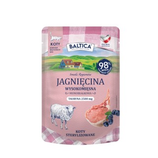 Karma mokra mono jagnięcina dla kota 100g - Baltica Smaki Regionów