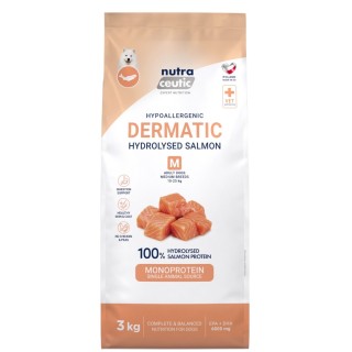 Łosoś z ryżem (Dermatic) dla ras średnich karma hydrolizowana 3kg - Baltica Nutraceutic Hydrolysed