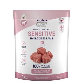Jagnięcina z ryżem (Sensitive) dla psów ras średnich karma hydrolizowana 1kg - Baltica Nutraceutic Hydrolysed