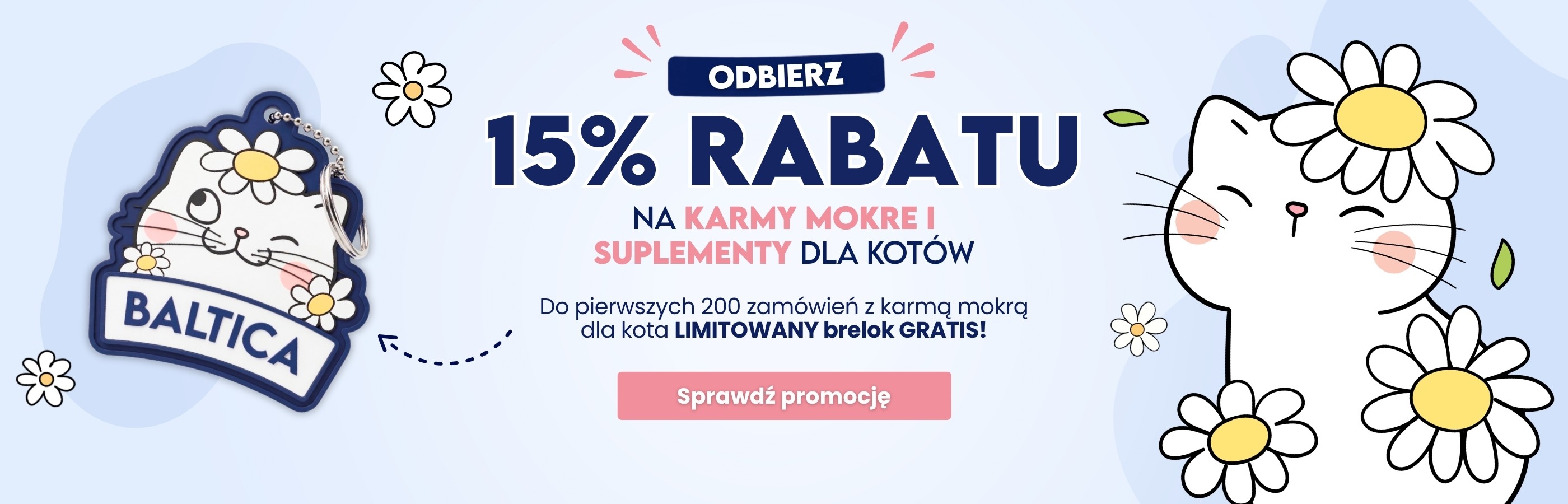 Zniżka na produkty dla kotów