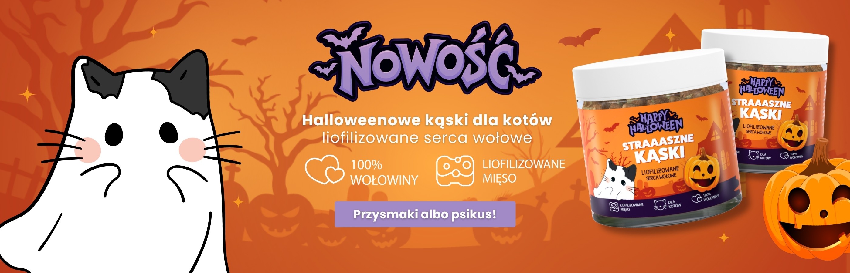Straaaszne Kąski dla kotów